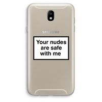 Safe with me: Samsung Galaxy J7 (2017) Transparant Hoesje