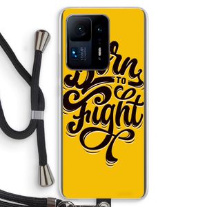 Born to Fight: Xiaomi Mi Mix 4 Transparant Hoesje met koord