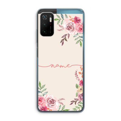 Rozen: Xiaomi Poco M3 Pro 5G Transparant Hoesje