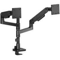 ACT Monitorarm max 49 office premium, gasveer, paalbevestiging, 2 monitoren