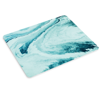 Patronen muismat Golven van blauw marmer