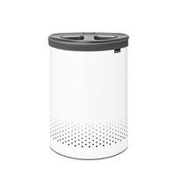 Brabantia wasbox 55 liter met kunststof deksel white