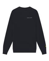 Script Crew Neck Sweatshirt Dark Navy