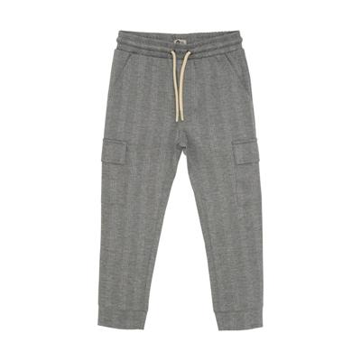 Daily7 winter cargo broek jongens - grijs - strepen