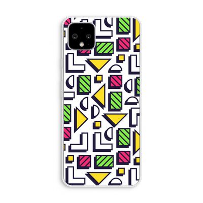 8-bit N°4: Pixel 4 XL Transparant Hoesje