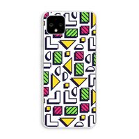 8-bit N°4: Pixel 4 XL Transparant Hoesje