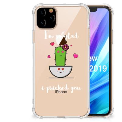 Apple iPhone 11 Pro Max Stevig | Bumper Hoesje | Cactus Glad Apple iPhone 11 Pro Max Stevig | Bumper Hoesje | Cactus Glad