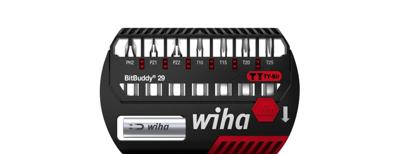 Wiha Bitset BitBuddy® TY-bit 29 mm Phillips, Pozidriv, TORX® 9-delig 1/4" C6,3 - 42138 - 42138