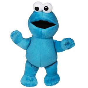 Sesamstraat pluche knuffel pop - Koekiemonster - stof -  25 cm - speelgoed bekend van TV   -