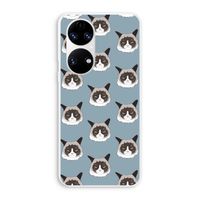 It's a Purrr Case: Huawei P50 Transparant Hoesje