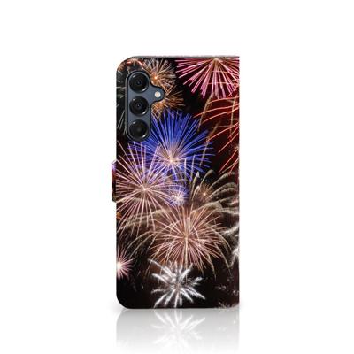 Samsung Galaxy A16 4G/5G | Wallet Case | met Pasjes | Vuurwerk