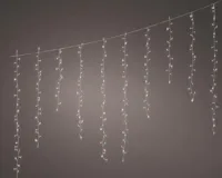 Lumineo kerstverlichting LED Compact Icicle Twinkle 256 lampjes 3,75m, soft multicolor