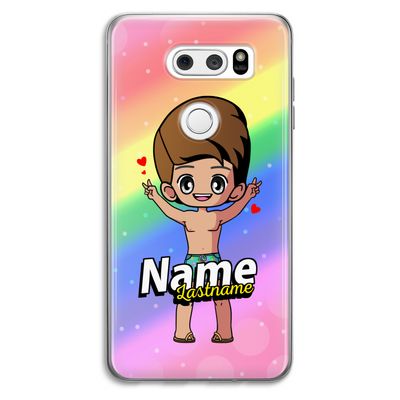 Chibi Maker man: LG V30 Transparant Hoesje