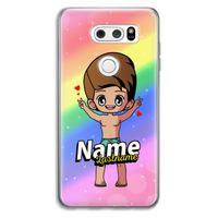 Chibi Maker man: LG V30 Transparant Hoesje