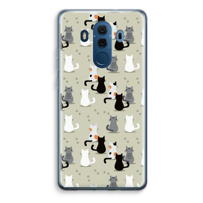 Katten: Huawei Mate 10 Pro Transparant Hoesje