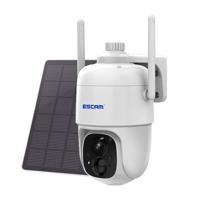 ESCAM G24 H.265 3MP Full HD AI Identify Camera met Zonnepaneel PIR Alarm WiFi Camera Ingebouwde Batterij