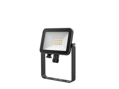 LED floodlight Eco 10W 1000 lumen breedstralend 120° lichtkleur 3000K met 1.5m en stekker snoer