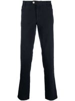 Philipp Plein pantalon droit à broderies - Bleu - thumbnail