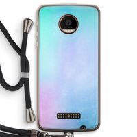 mist pastel: Motorola Moto Z Force Transparant Hoesje met koord