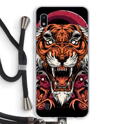 Tiger and Rattlesnakes: Samsung Galaxy A10 Transparant Hoesje met koord