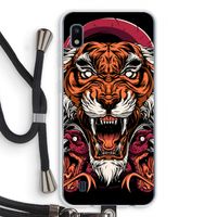 Tiger and Rattlesnakes: Samsung Galaxy A10 Transparant Hoesje met koord