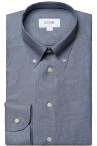 ETON Contemporary Fit Overhemd donkerblauw, Effen