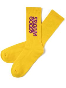 STADIUM GOODS® chaussettes à logo brodé - Jaune