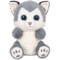 Pluche speelgoed - SKANDY Cutydoos Husky Hond Pluche Speelgoed, blauwgrijs - 23 cm