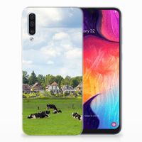 Samsung Galaxy A50 TPU Hoesje Koeien - thumbnail