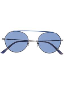 Calvin Klein lunettes de soleil à monture ronde - Bleu