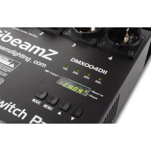 Beamz DMX-004DII 4-kanaals switchpack