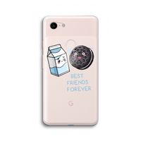 Best Friend Forever: Google Pixel 3 XL Transparant Hoesje