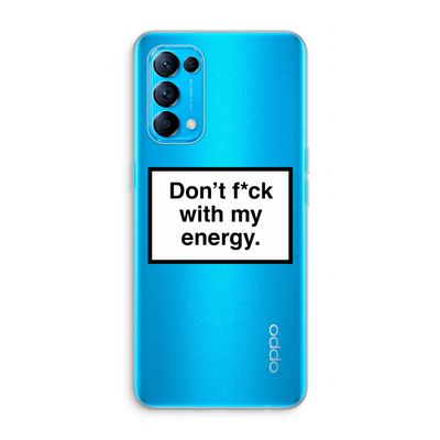 My energy: Oppo Find X3 Lite Transparant Hoesje