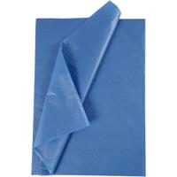 Creativ Company Tissuepapier, vel 50x70 cm, 17 gr, blauw, 10 vel/ 1 doos