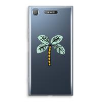 Palmboom: Sony Xperia XZ1 Transparant Hoesje - thumbnail