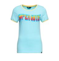 Queen Kerosin Super Cutie T-shirt Sky Blue-XXXL