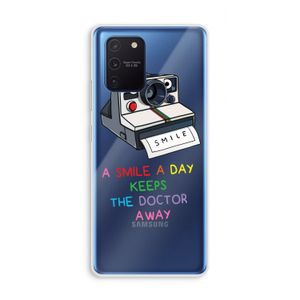 Smile: Samsung Galaxy Note 10 Lite Transparant Hoesje