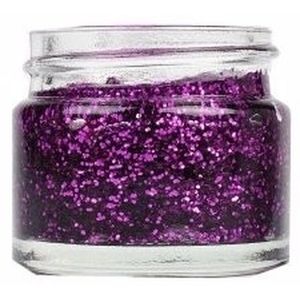 Superstar glittergel paars