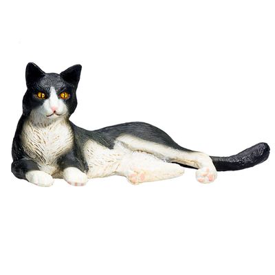 Mojo farmland liggende kat zwart/wit 387367
