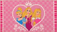 Disney vloerkleed Princess Heart 140 x 80 cm - thumbnail