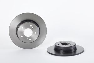 Remschijf COATED DISC LINE BREMBO, Remschijftype: Massief, u.a. für Mercedes-Benz