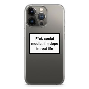 I'm dope: iPhone 13 Pro Transparant Hoesje