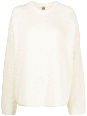 TOTEME pull oversize en laine biologique mélangée - Tons neutres