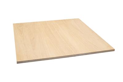 Eiken dikfineer 4 mm op plaat foutvrij 20x1220x2440 mm