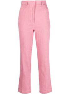 Thebe Magugu pantalon slim à coupe crop - Rose