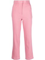 Thebe Magugu pantalon slim à coupe crop - Rose