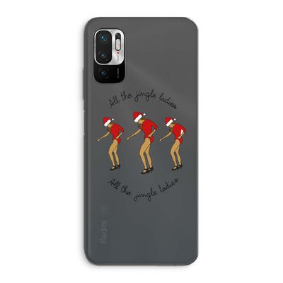 Jingle Ladies: Xiaomi Redmi Note 10 5G Transparant Hoesje