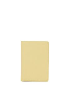 Maison Margiela porte-carte en cuir à détails de coutures - Jaune