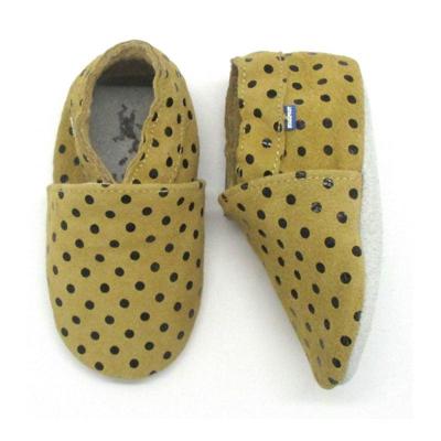 Stabifoot Babysoft babyslofjes zand stippen-S Stabifoot Babysoft babyslofjes zand stippen-S