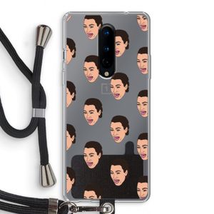 Ugly Cry Call: OnePlus 8 Transparant Hoesje met koord
